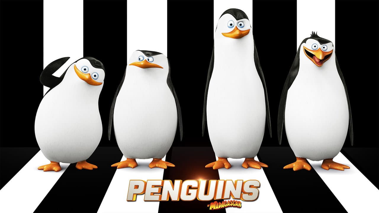 The Penguins of Madagascar — backdrops with title 2