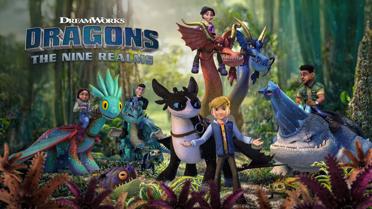 Dragons: The Nine Realms — backdrops with title 7