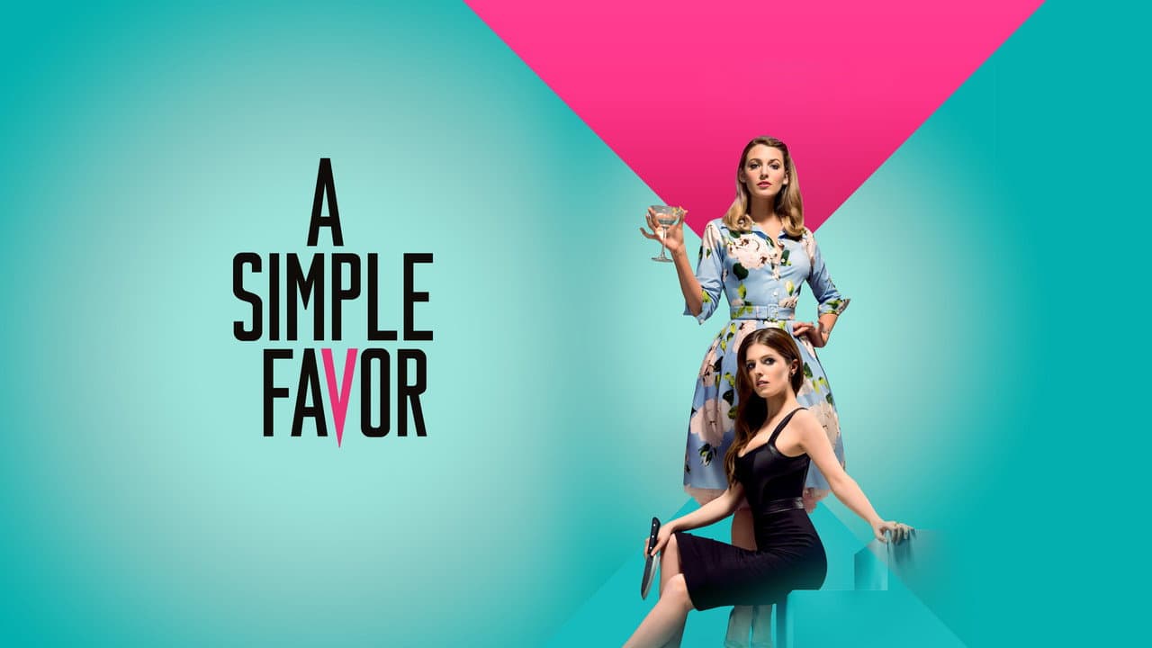 A Simple Favor — backdrops with title 2