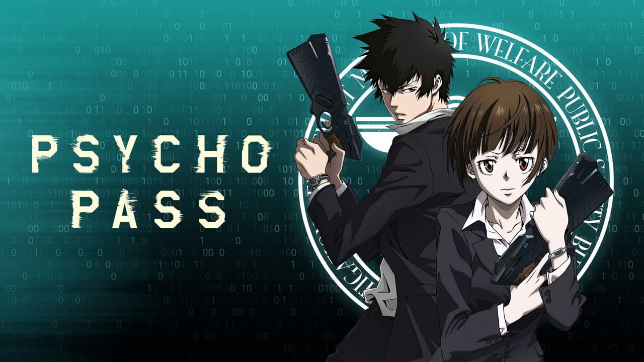 Psycho-Pass — backdrops with title 4