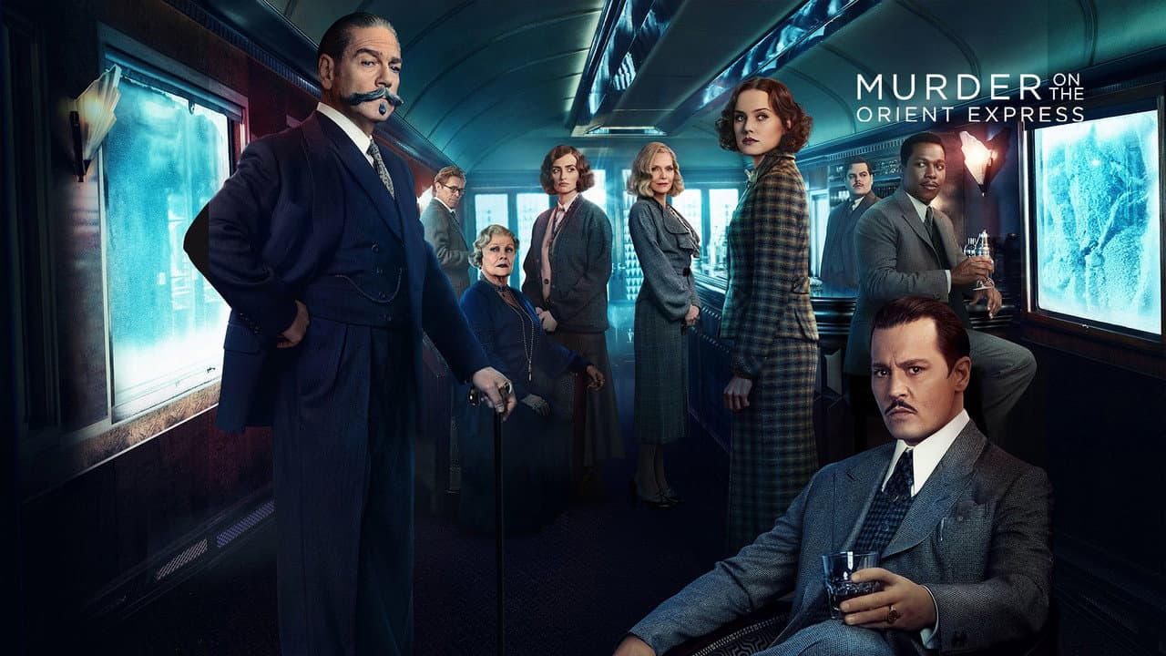 Murder on the Orient Express — backdrops with title 6