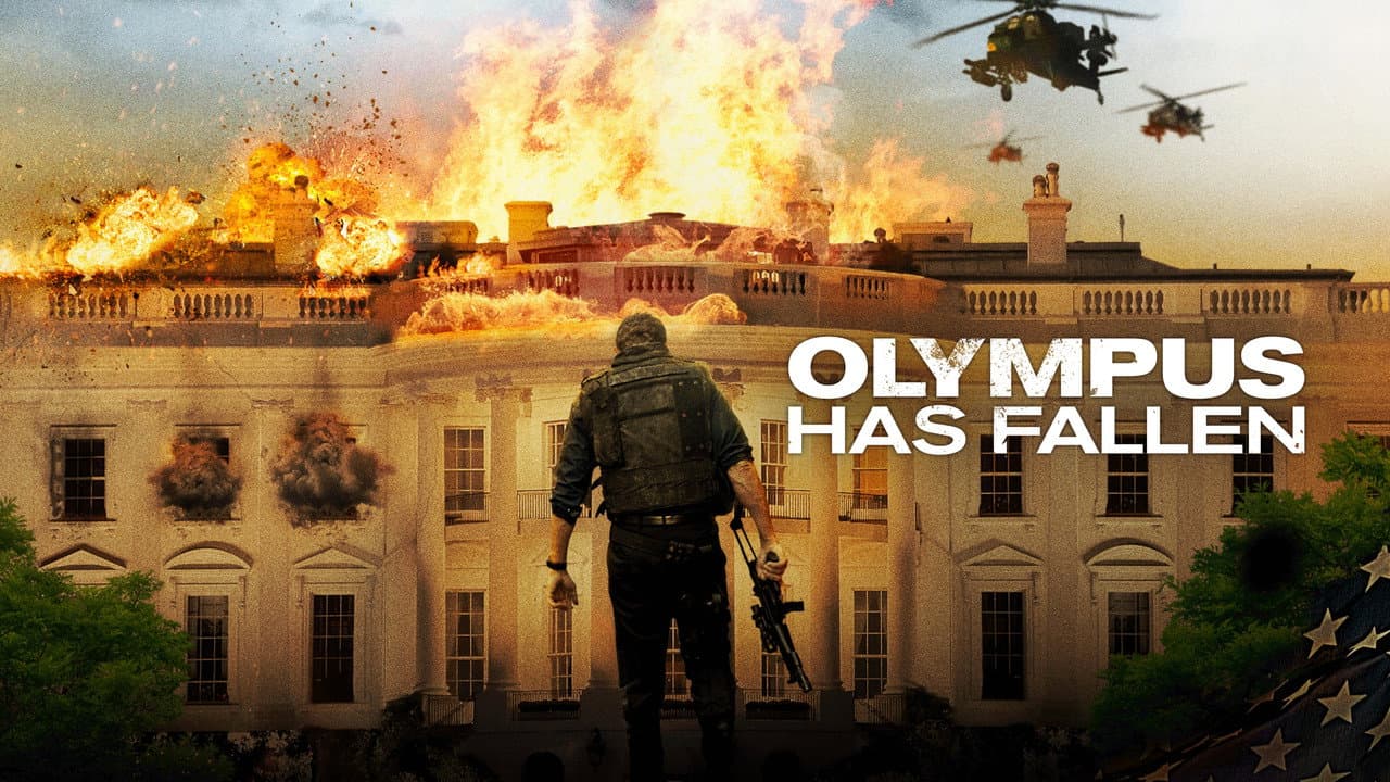 Olympus Has Fallen — backdrops with title 6