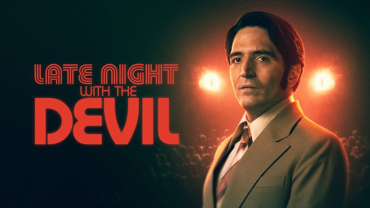 Late Night with the Devil — backdrops with title 3