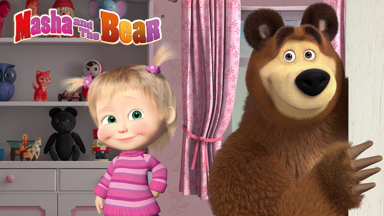 Masha and the Bear — backdrops with title 8