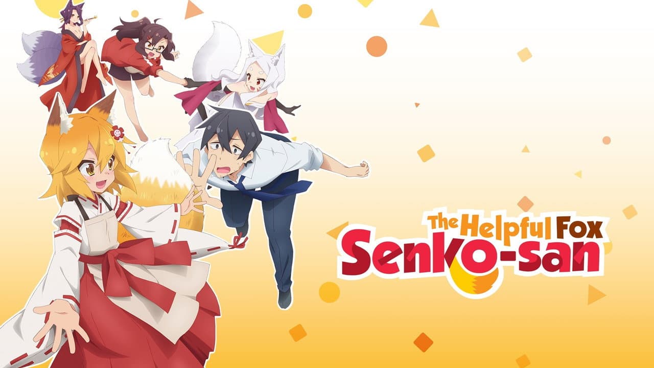 The Helpful Fox Senko-san — backdrops with title 2