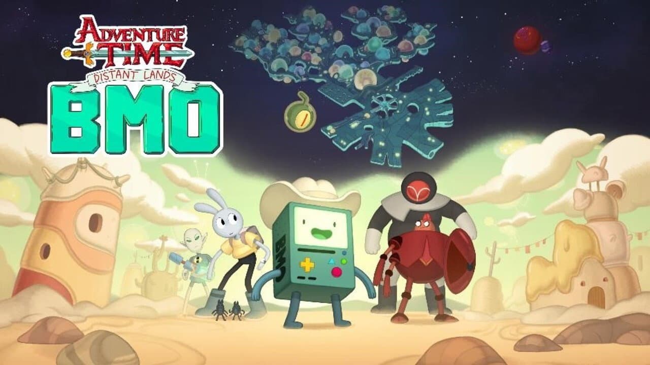 Adventure Time: Distant Lands — backdrops with title 3