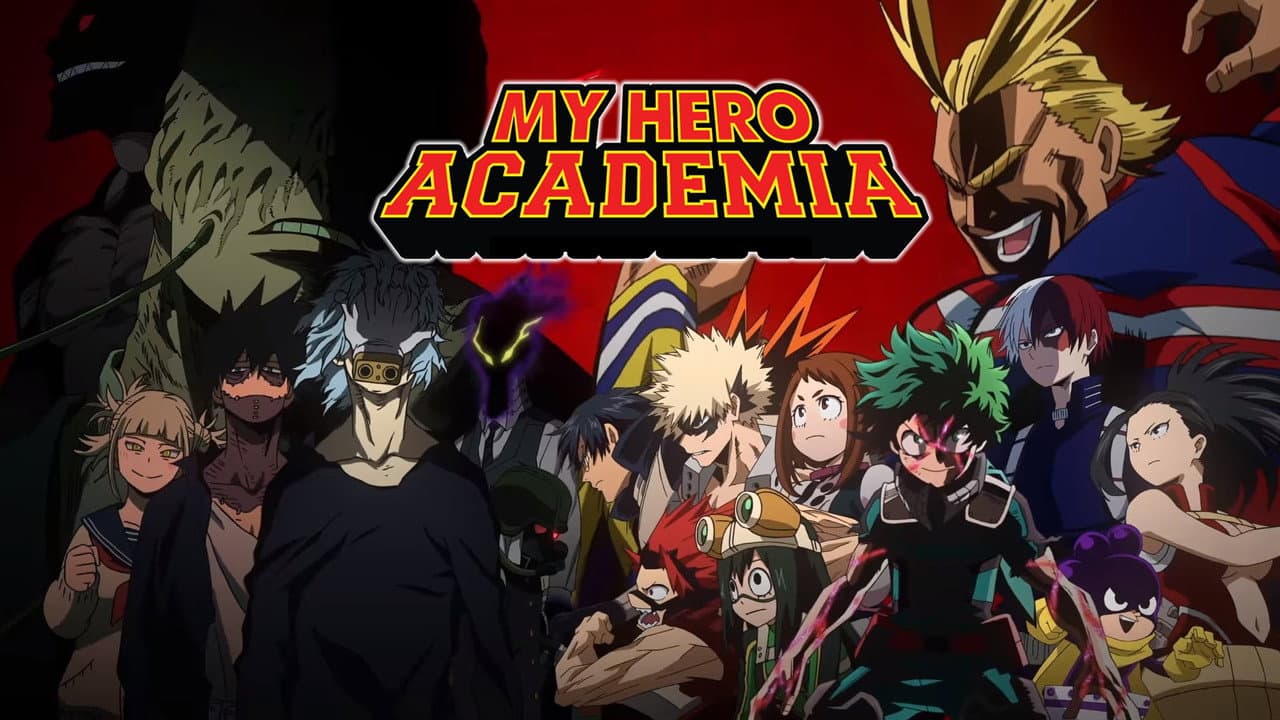 My Hero Academia — backdrops with title 4