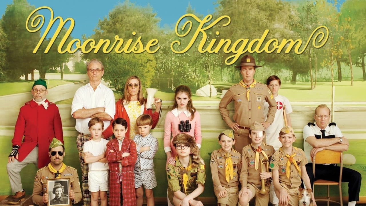 Moonrise Kingdom — backdrops with title 2