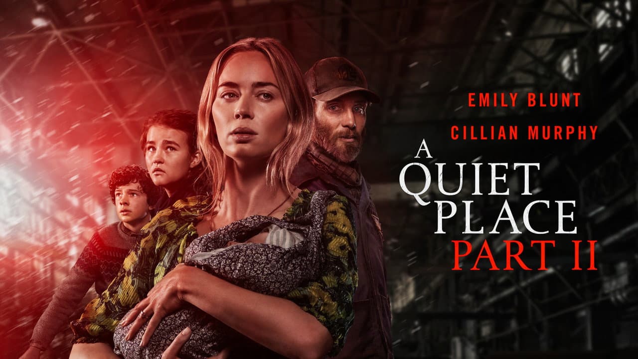 A Quiet Place Part II — backdrops with title 5