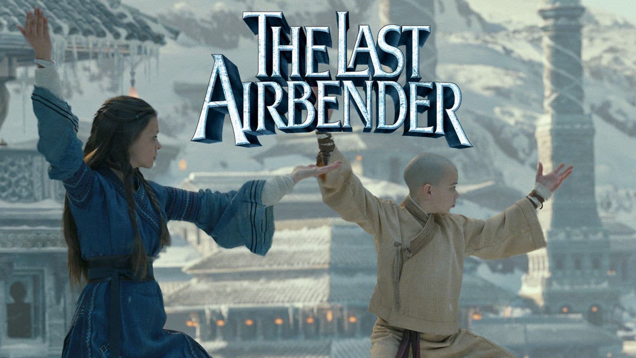 The Last Airbender — backdrops with title 7