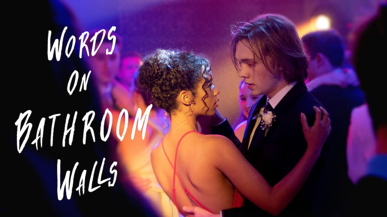 Words on Bathroom Walls — backdrops with title 5