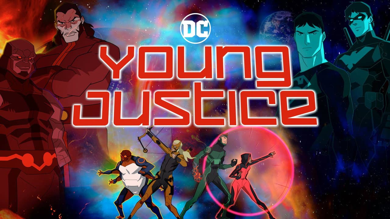 Young Justice — backdrops with title 2