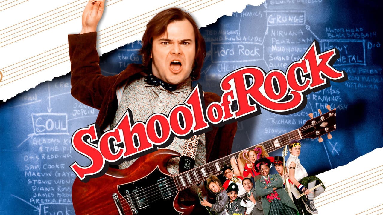 The School of Rock — backdrops with title 2