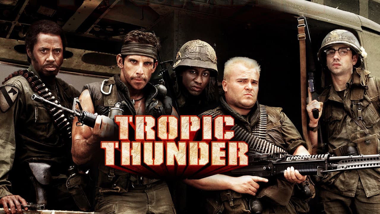 Tropic Thunder — backdrops with title 2
