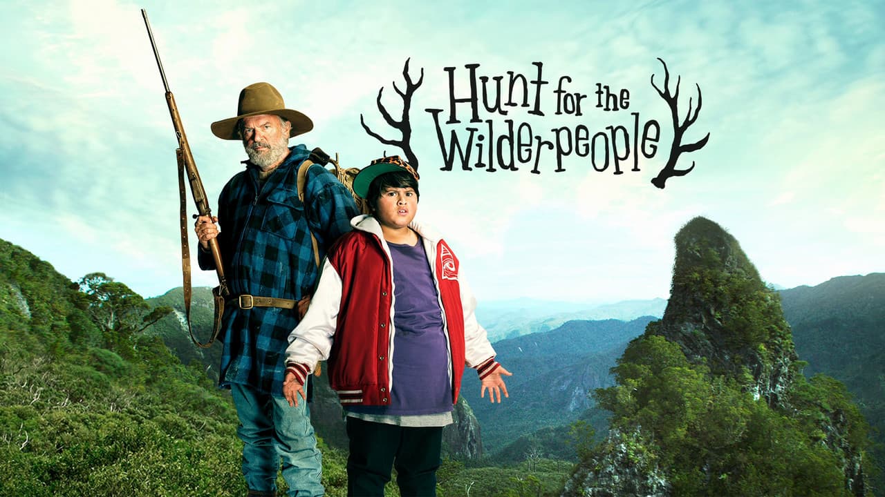 Hunt for the Wilderpeople — backdrops with title 1