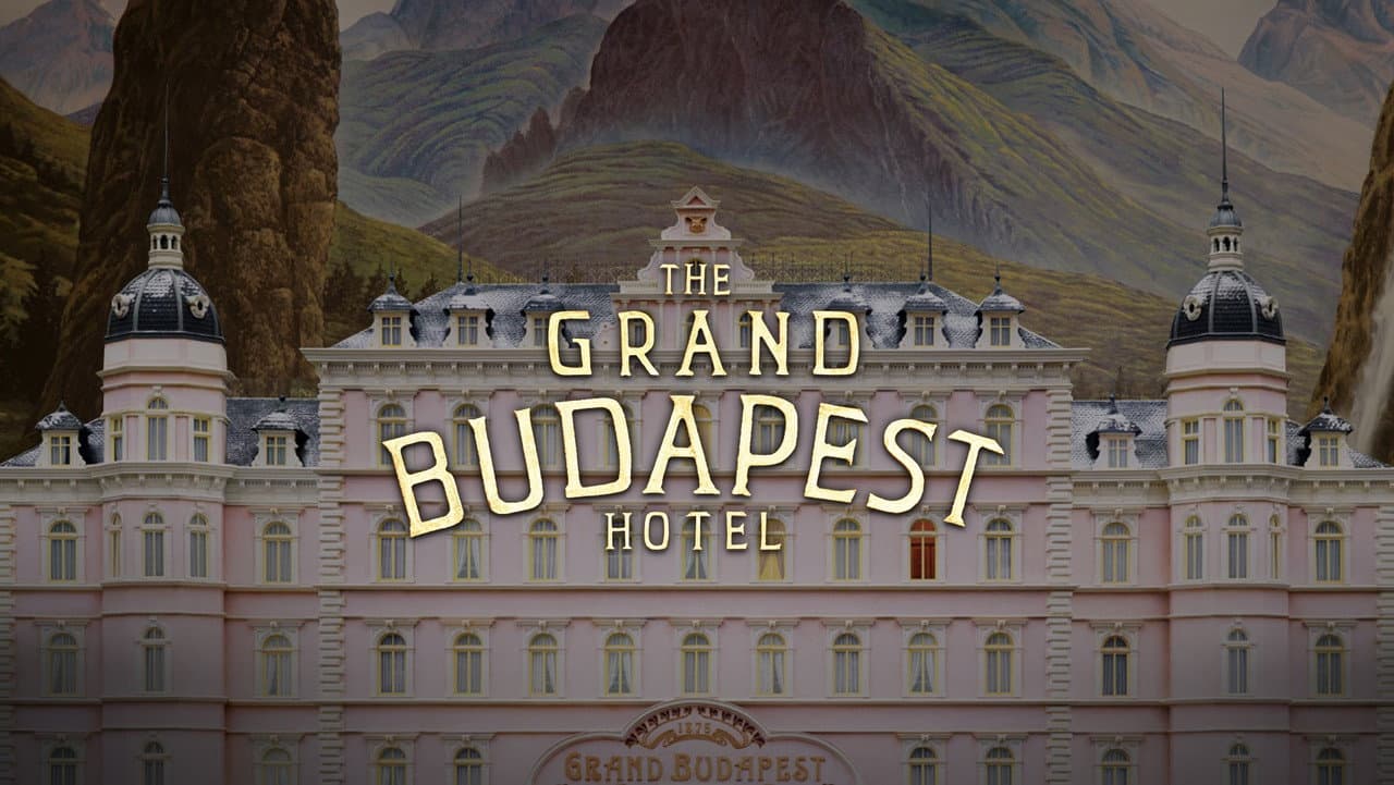 The Grand Budapest Hotel — backdrops with title 3