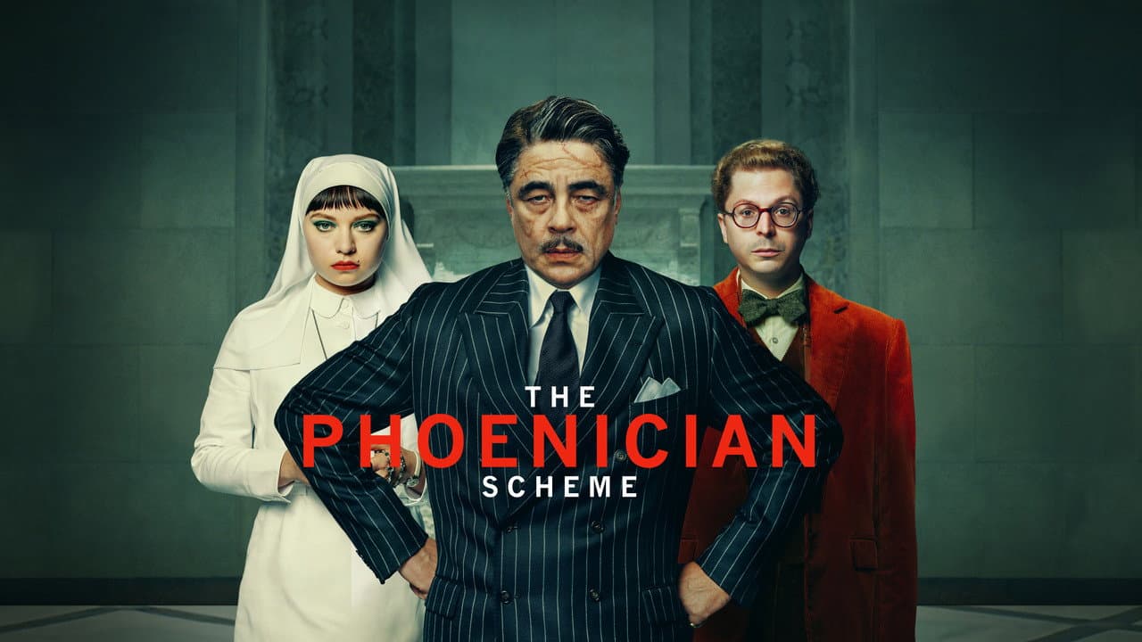The Phoenician Scheme — backdrops with title 4