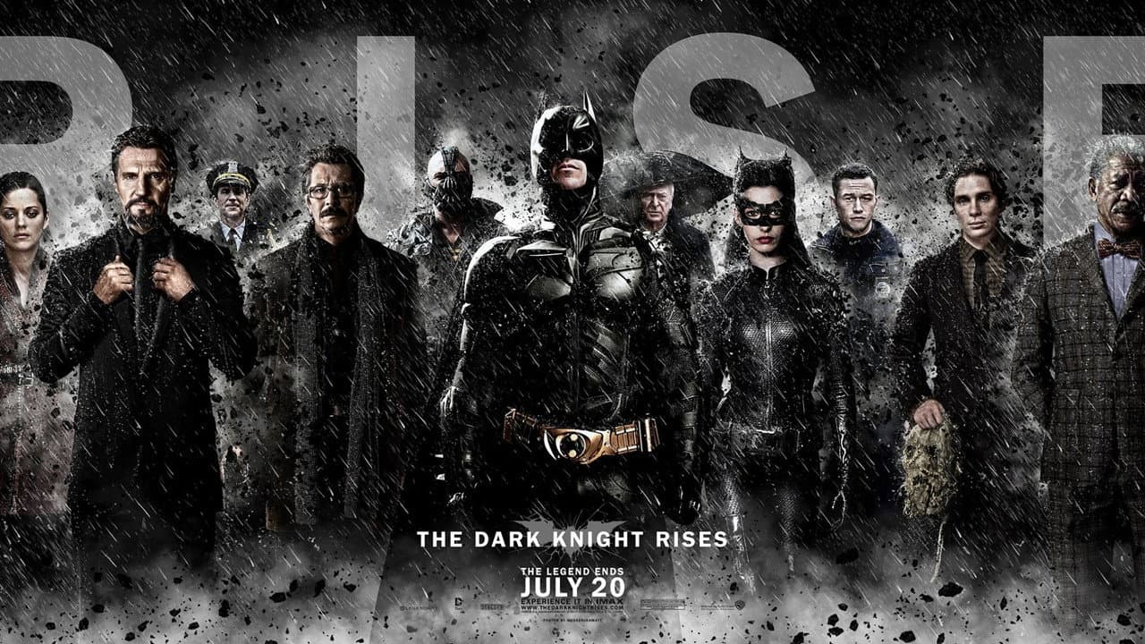 The Dark Knight Rises — backdrops with title 6