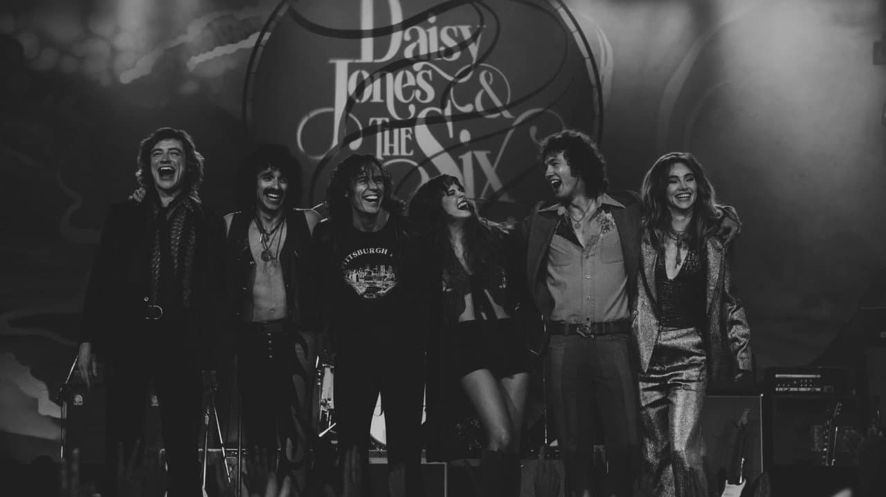 Daisy Jones & the Six — backdrops with title 6