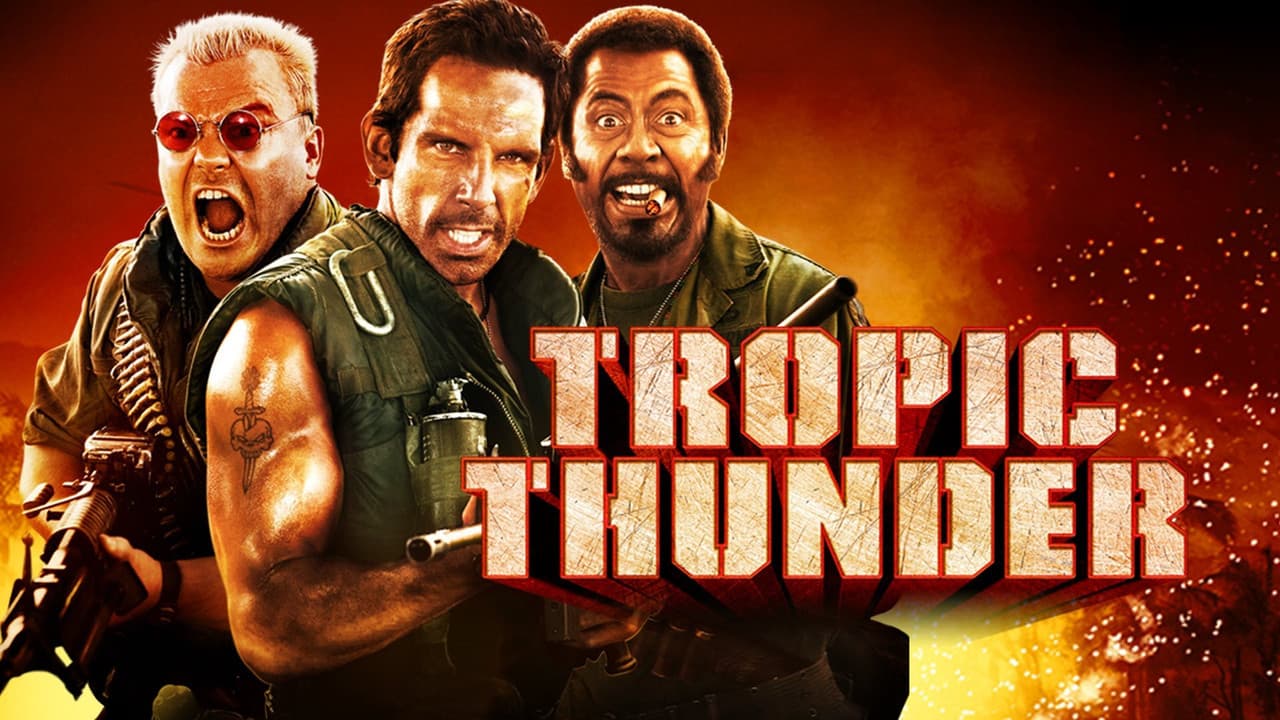 Tropic Thunder — backdrops with title 6
