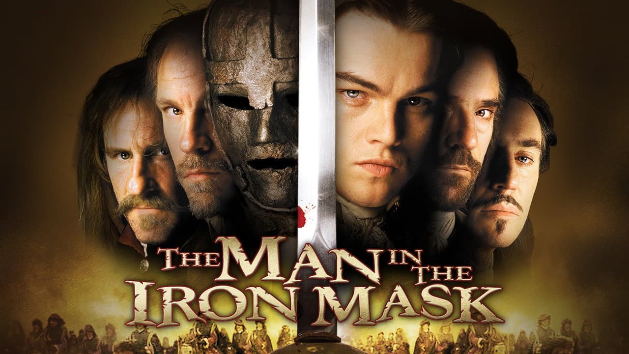 The Man in the Iron Mask — backdrops with title 1