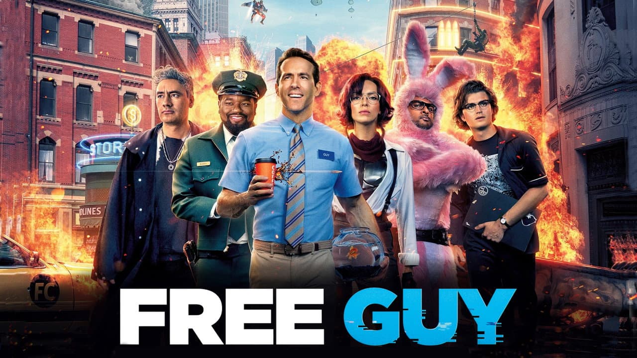 Free Guy — backdrops with title 4