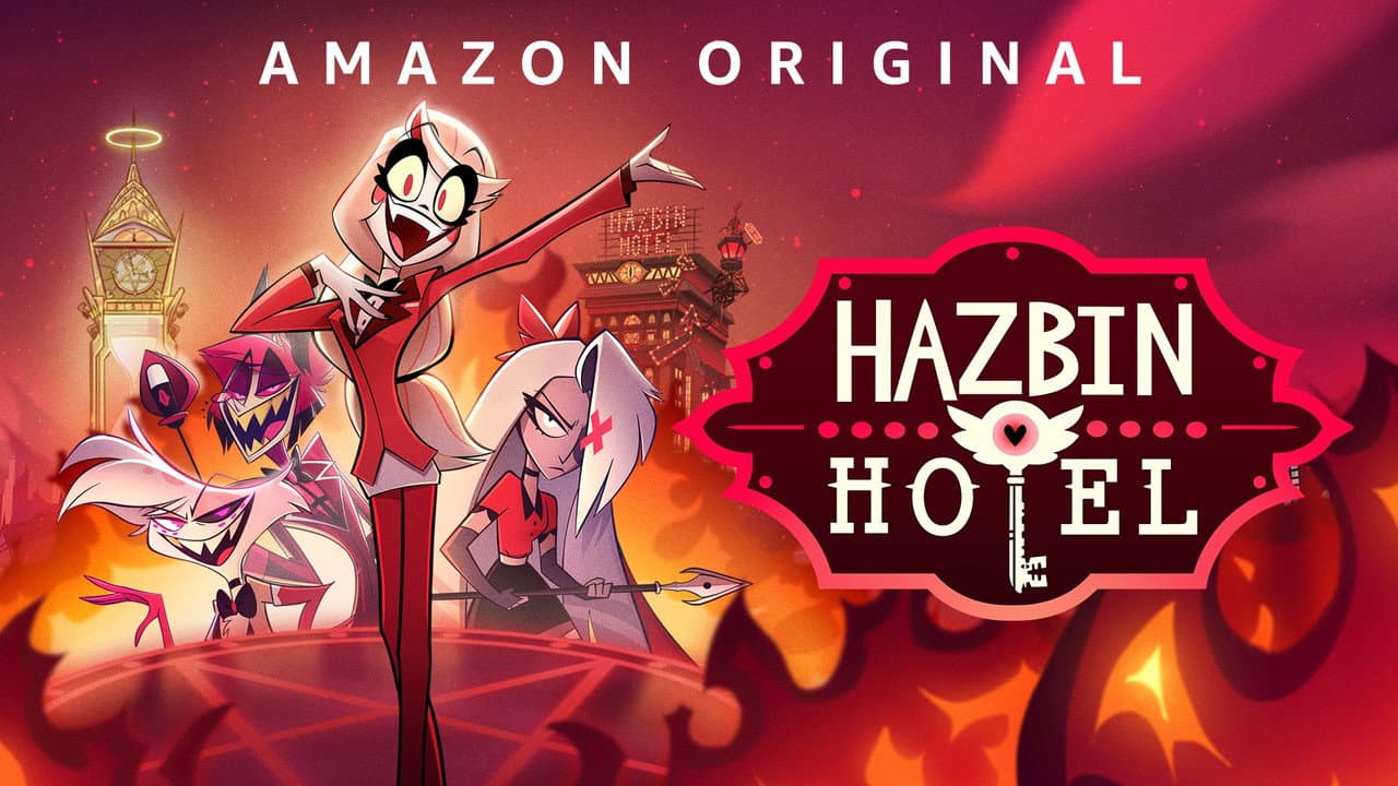 Hazbin Hotel — backdrops with title 2