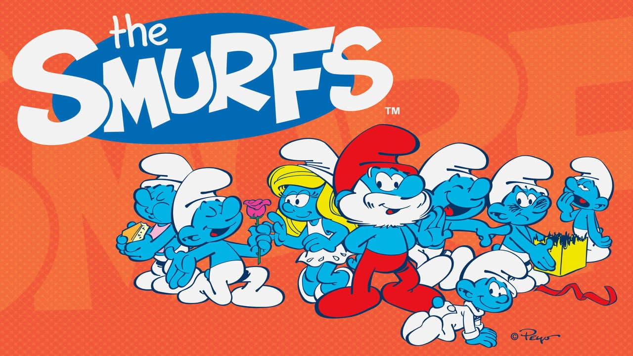 The Smurfs — backdrops with title 8