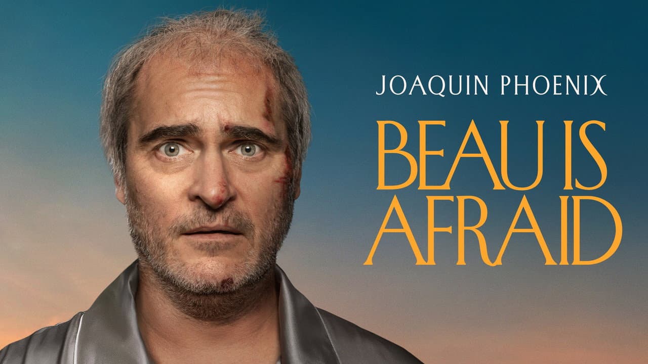 Beau Is Afraid — backdrops with title 3