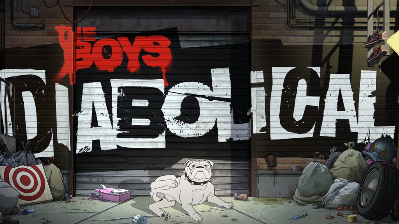 The Boys Presents: Diabolical — backdrops with title 1