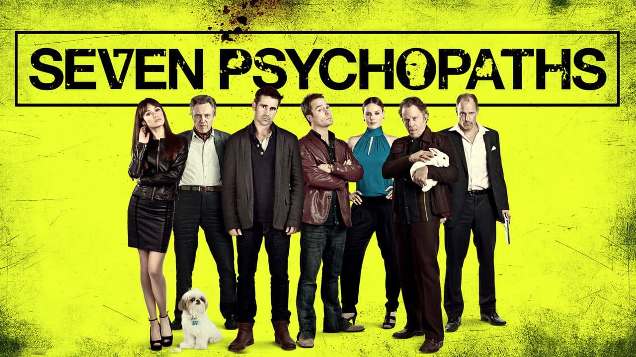 Seven Psychopaths — backdrops with title 6