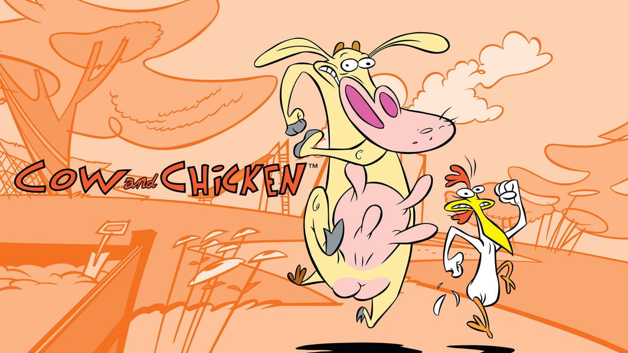 Cow and Chicken — backdrops with title 5