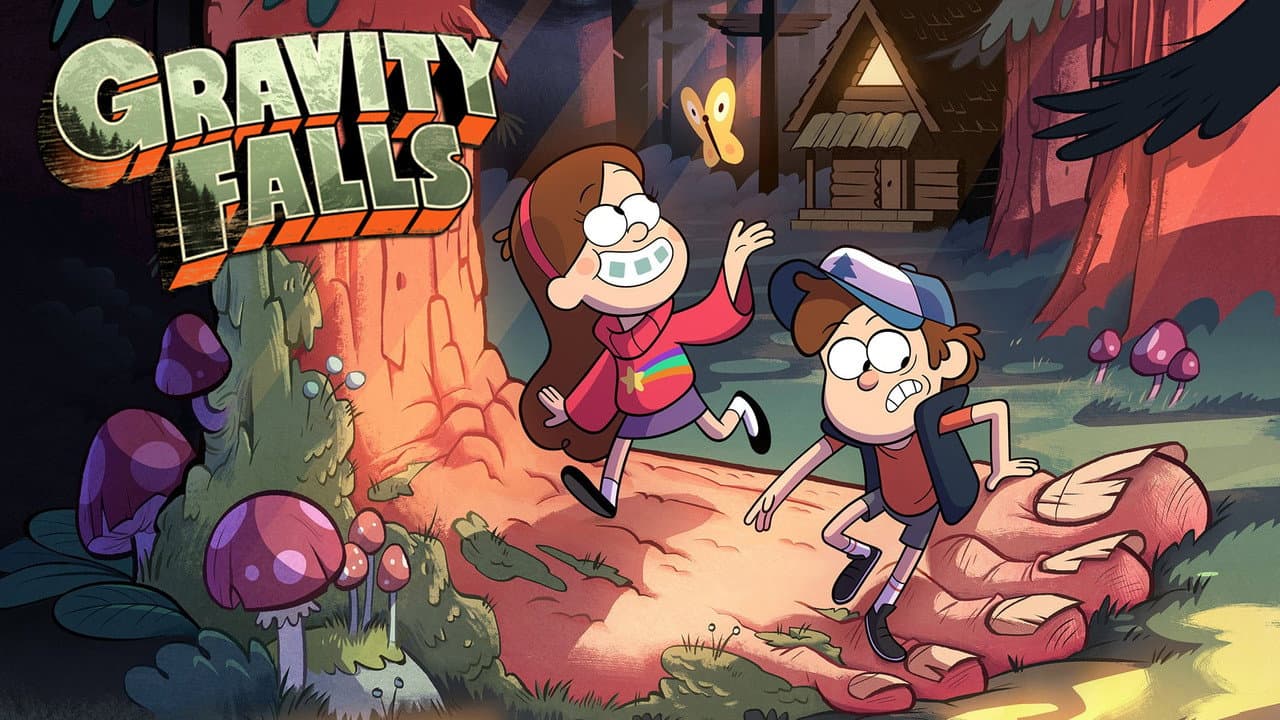 Gravity Falls — backdrops with title 2