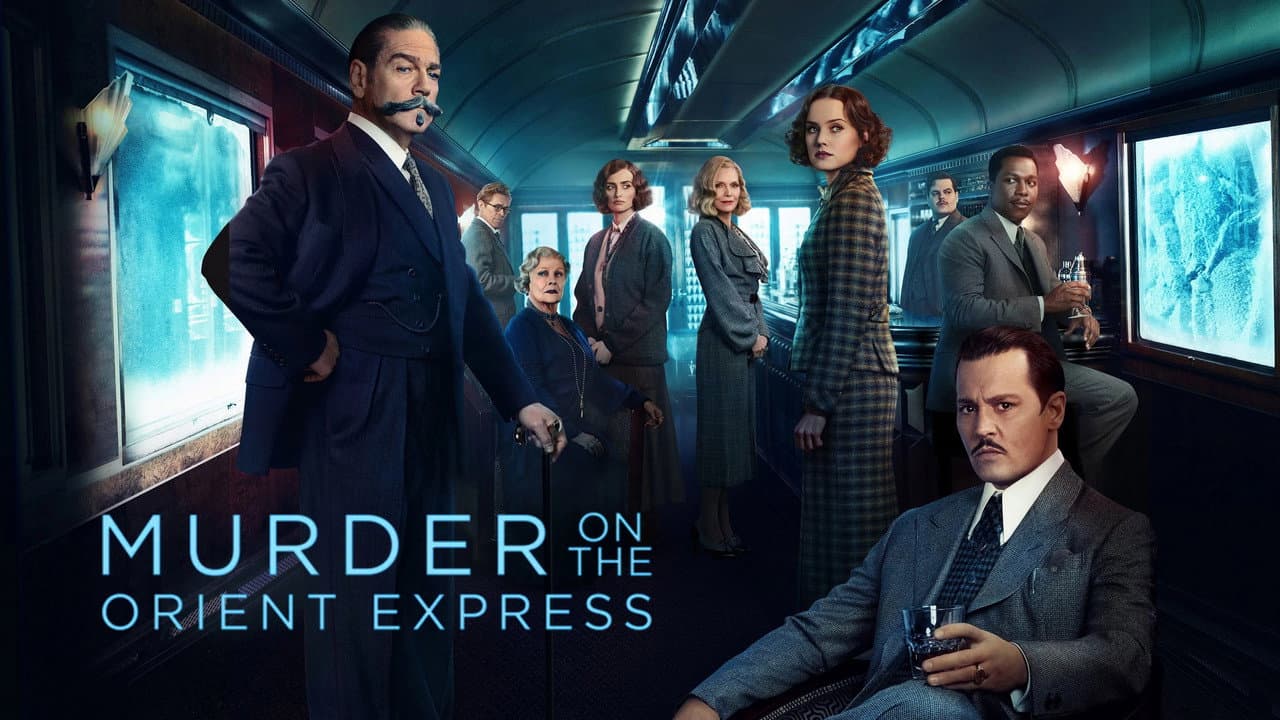 Murder on the Orient Express — backdrops with title 7