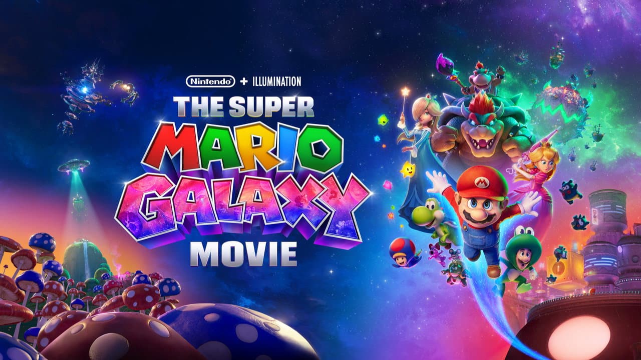 The Super Mario Galaxy Movie — backdrops with title 2
