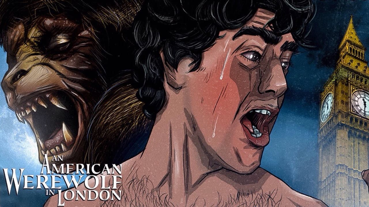 An American Werewolf in London — backdrops with title 3