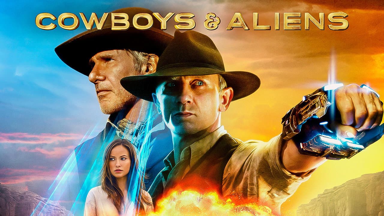 Cowboys & Aliens — backdrops with title 4