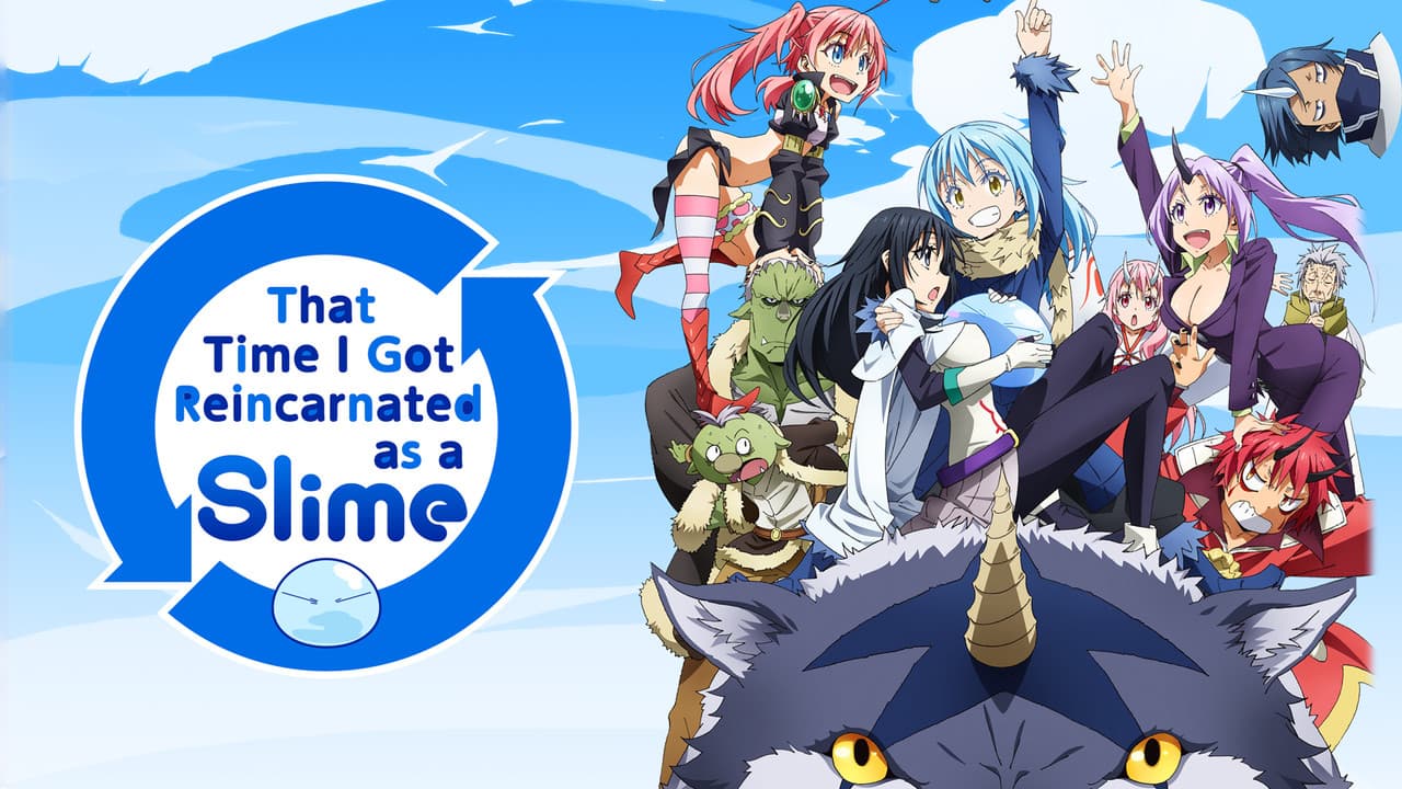 That Time I Got Reincarnated as a Slime — backdrops with title 2