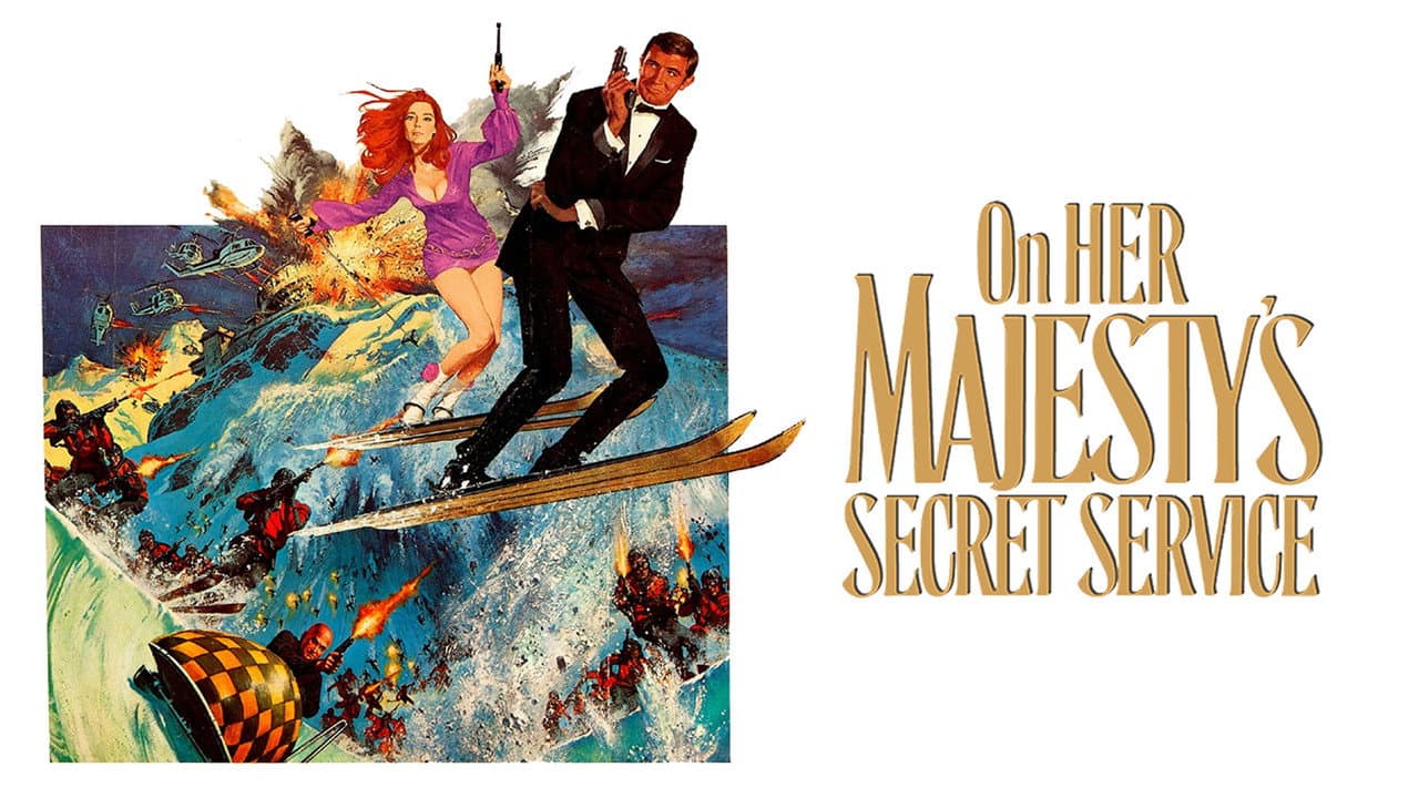 On Her Majesty's Secret Service — backdrops with title 3