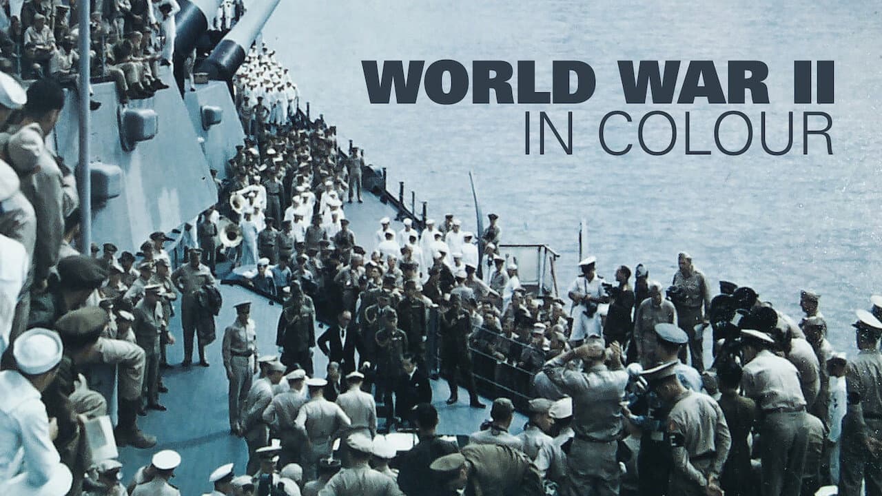 World War II in Colour — backdrops with title 1
