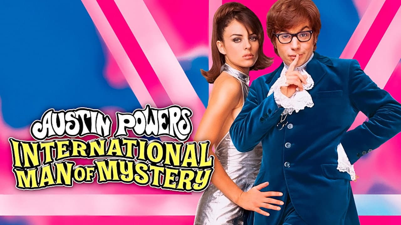 Austin Powers: International Man of Mystery — backdrops with title 1
