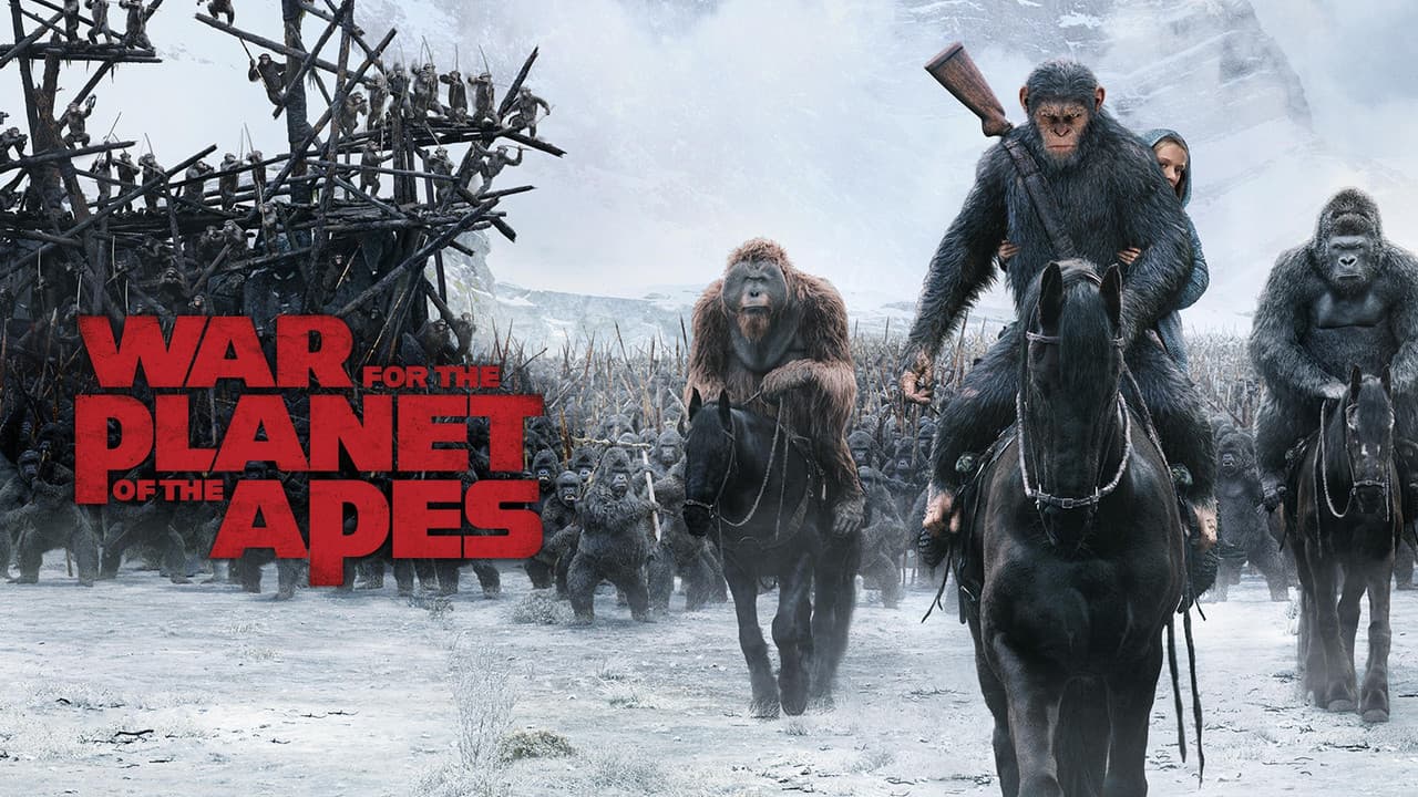 War for the Planet of the Apes — backdrops with title 5