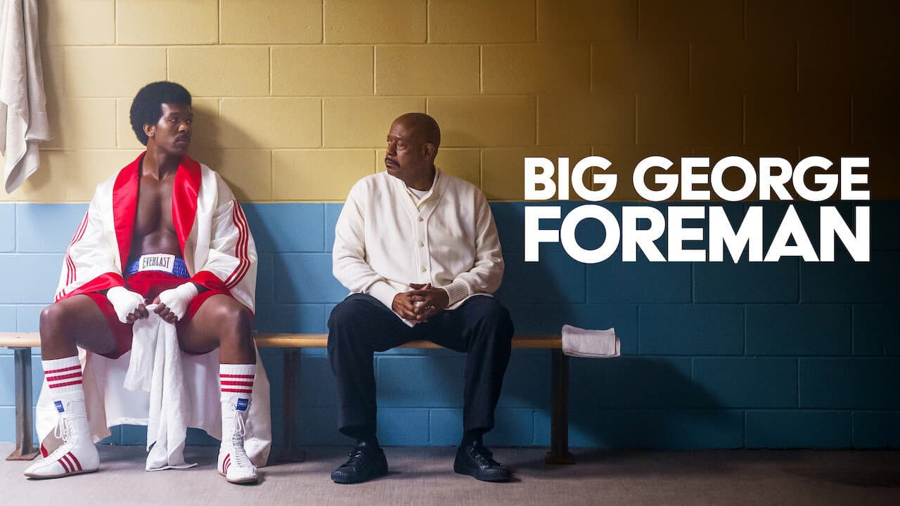 Big George Foreman — backdrops with title 4