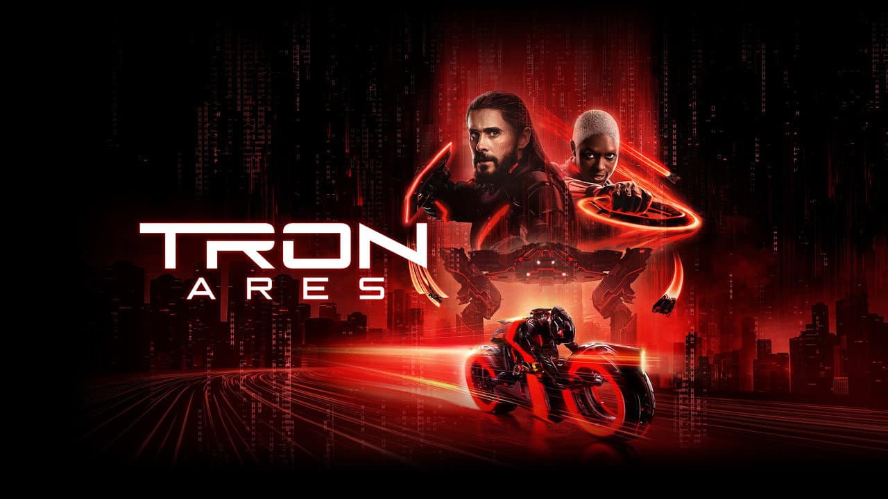 TRON: Ares — backdrops with title 4