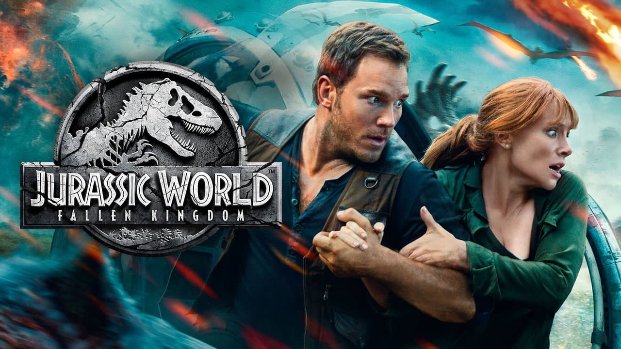 Jurassic World: Fallen Kingdom — backdrops with title 2