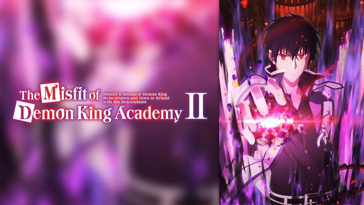 The Misfit of Demon King Academy — backdrops with title 1