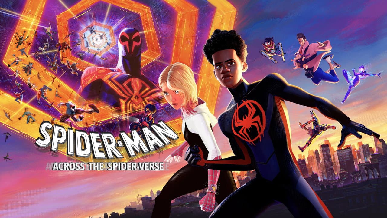 Spider-Man: Across the Spider-Verse — backdrops with title 1