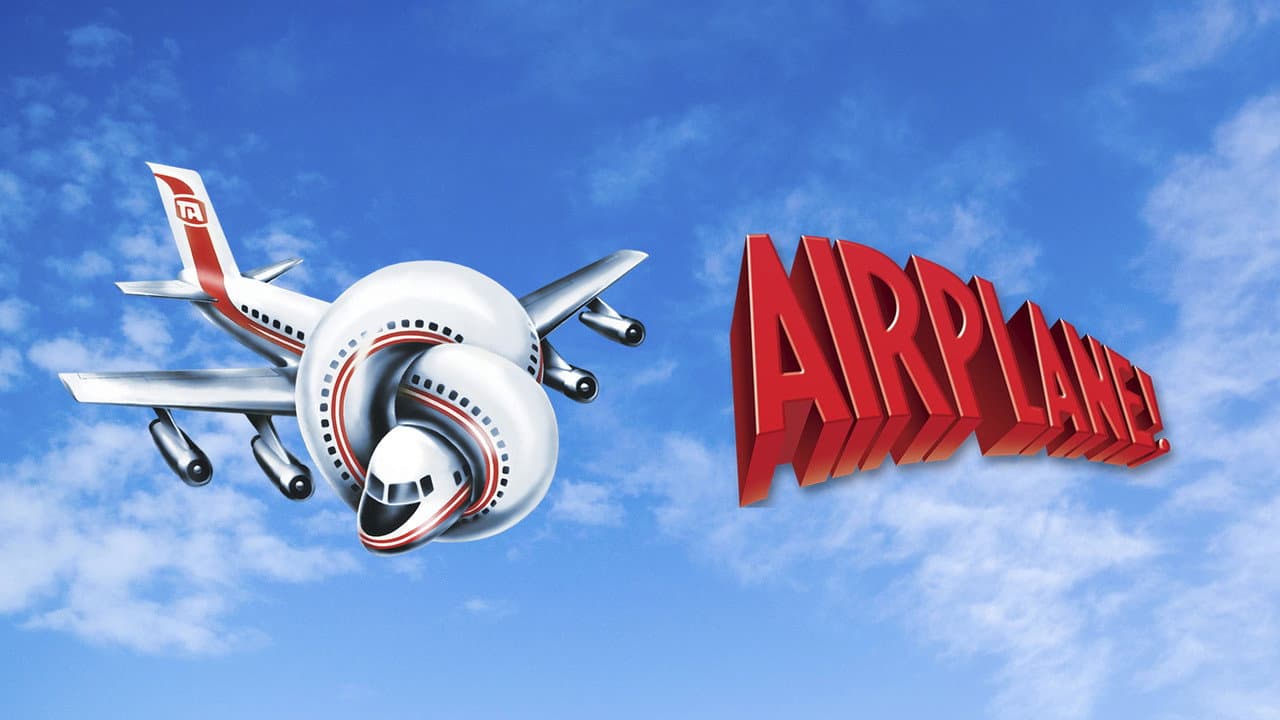 Airplane! — backdrops with title 4