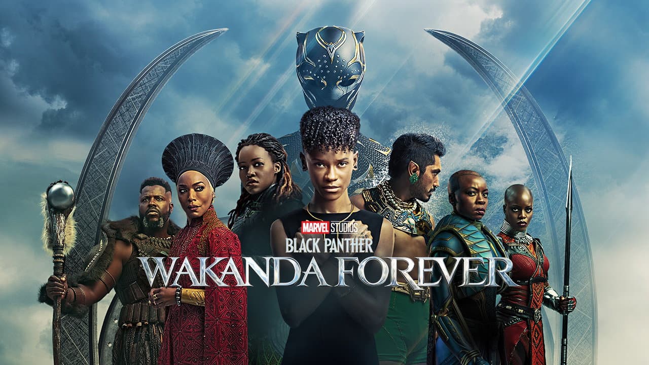 Black Panther: Wakanda Forever — backdrops with title 4