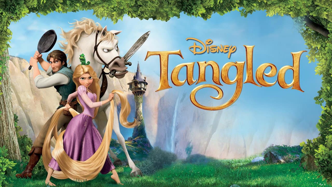 Tangled — backdrops with title 3